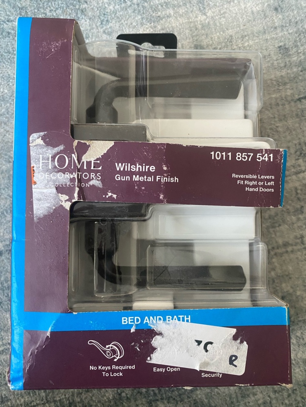 Wilshire Gun Metal Finish Bed & Bath Lever